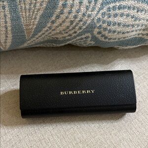 Burberry Black Textured Eyeglass Case